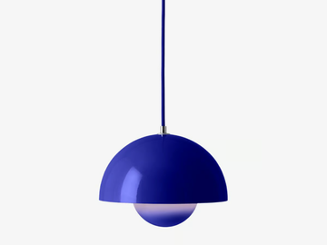 &TRADITION - FLOWERPOT VP1 COBALT BLUE set - Metal pendant lamp by In Stock - view 2